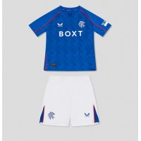 Dětský fotbalový dres Rangers 2024-25 Domácí Krátký Rukáv (+ trenýrky)